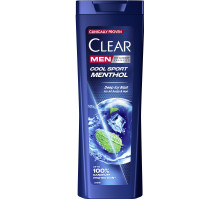 Шампунь проти лупи для чоловіків Clear Крижана свіжість ментолу 360 мл