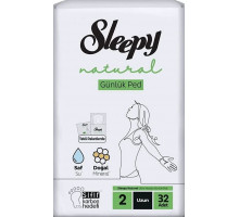 Щоденні гігієнічні прокладки Sleepy Natural Long 32 шт