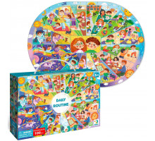 Пазли Dodo 300619 Розпорядок дня 100 елементів