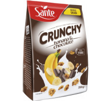 Мюслі Sante Crunchy Бананово-шоколадні 350 г