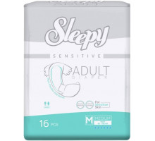 Підгузки для дорослих Sleepy Sensitive Adult Medium 85-125 см 6 к 16 шт