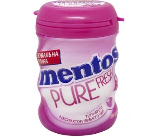 Жевательная резинка Mentos Тутти-Фрутти в банке