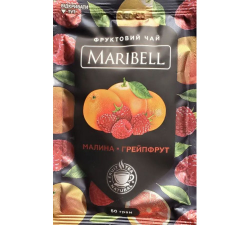 Чай концентрат Maribell Малина-грейпфрут 50 г