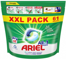Гелеві капсули для прання Ariel All in One Pods Original 61 шт (ціна за 1 шт)