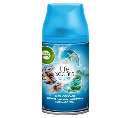 Сменный баллон Air Wick Life Scents Бирюзовый оазис 250 мл