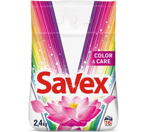 Пральний порошок Savex Automat Color & Care 2.4 кг