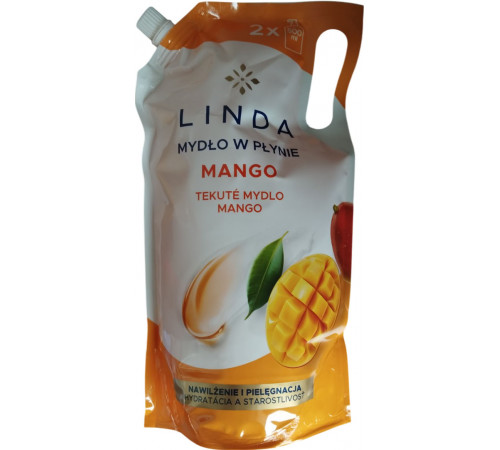 Жидкое мыло Linda Манго дой-пак 1 л Жидкое мыло Linda Манго дой-пак 1 л