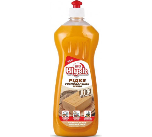 Рідке господарське мило Super Blysk 1 л Рідке господарське мило Super Blysk 1 л