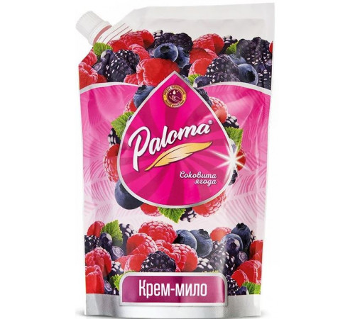 Рідке крем-мило Paloma Соковита ягода дой-пак 500 мл Рідке крем-мило Paloma Соковита ягода дой-пак 500 мл