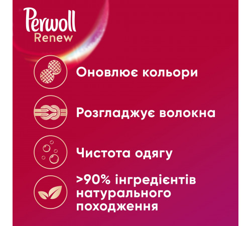 Гель для стирки Perwoll Renew Color 990 мл 18 циклов стирки