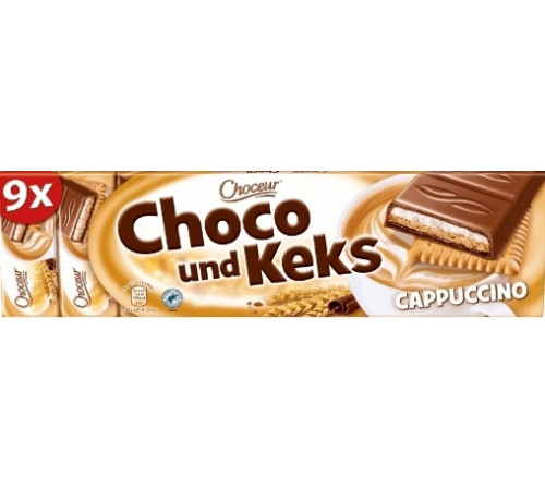 Шоколад Choceur Choco und Keks Cappuccino 300 г Шоколад Choceur Choco und Keks Cappuccino 300 г