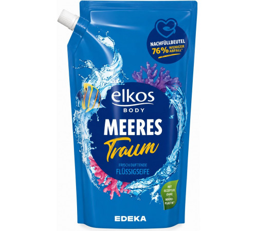 Рідке мило Elkos Ocean дой-пак 1л