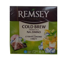 Холодный чай Remsey Cold Brew Cytryny Limonki i Mieta 15 пакетов 37.5 г