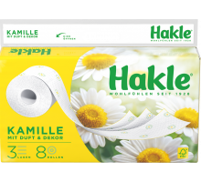 Туалетная бумага Hakle Kamille 8 рулонов 3 слоя