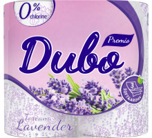 Туалетная бумага Диво Premio Toscana Lavender 3 слоя 4 рулона