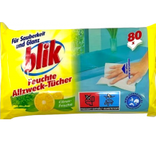 Влажные салфетки для уборки Blik Citrus Frische 80 шт