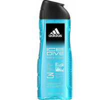 Гель для душу чоловічий Adidas Ice Dive 3in1 400 мл