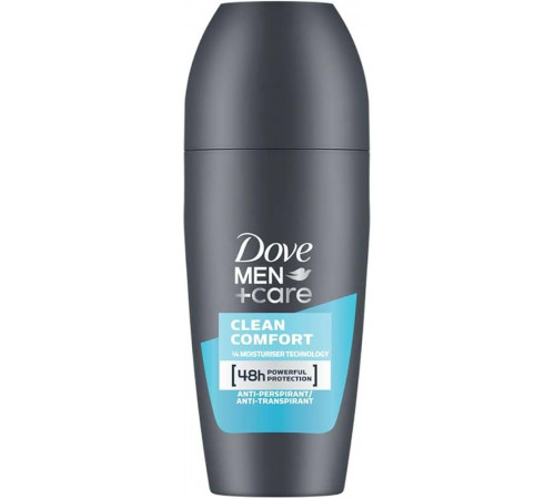 Дезодорант кульковий чоловічий Dove Clean Comfort 50 мл