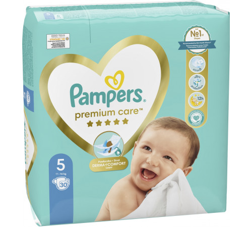 Підгузки Pampers Premium Care 5 (11-16 кг) 30 шт