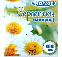 Серветка Malvar Біла 100 шт