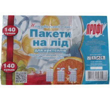 Пакети для заморожування льоду Профі 140 кульок