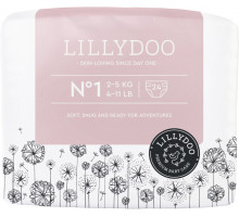 Підгузки Lillydoo 1 (2-5 кг) 24 шт