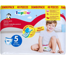 Підгузки-трусики Lupilu Premium Pants Soft & Dry 5 (12-17 кг) 40 шт