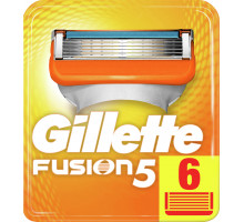 Сменные картриджи для бритья Gillette Fusion5 6 шт (цена за 1шт)