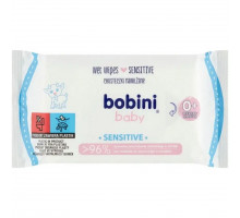 Вологі серветки для дітей Bobini Sensitive 60 шт