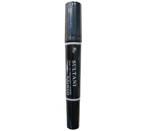 Перманентный двухсторонний маркер Sultani ST-422 черный