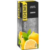 Чай чорний Edems Лимон 50 г 25 пакетиків