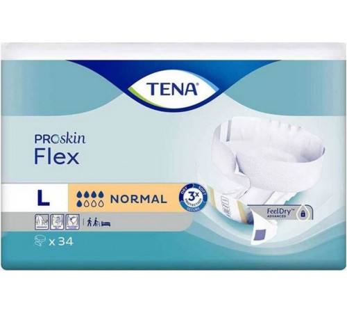 Підгузки для дорослих Tena Proskin Flex Normal L 5 к 34 шт