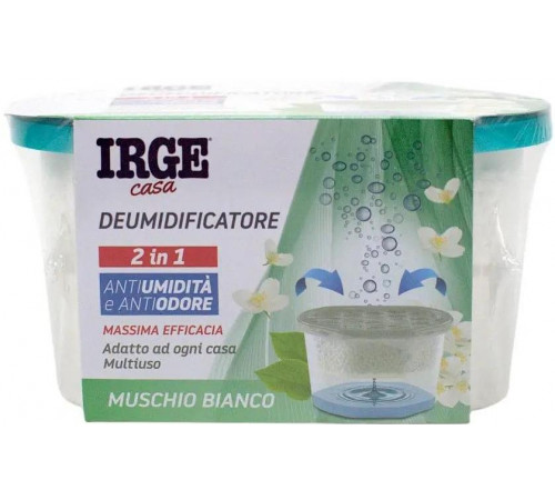 Поглинач запаху і вологи Irge 2 in 1 Muschio Bianco 400 мл