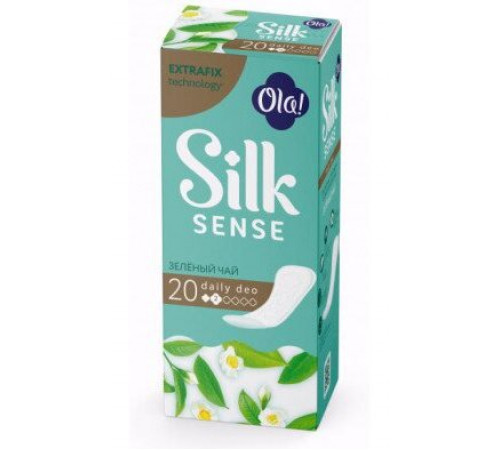 Щоденні прокладки Ola! Silk Sense Daily Deo Зелений чай 20 шт