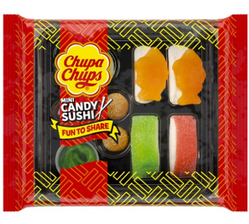 Цукерки желейні Chupa Chups mini Candy Sushi 100 г Цукерки желейні Chupa Chups mini Candy Sushi 100 г