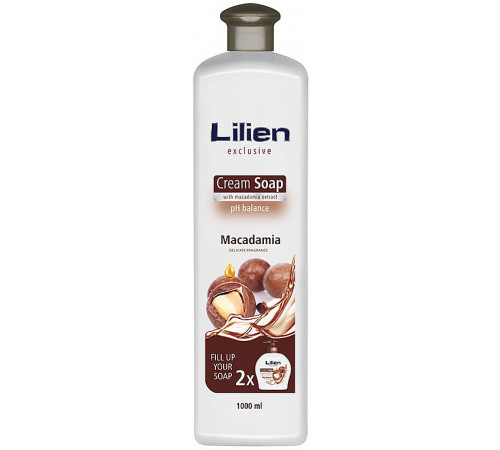 Рідке крем-мило Lilien Exclusive Macadamia 1 л