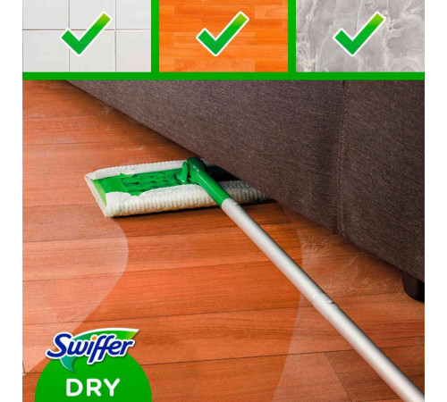 Змінні сухі серветки для швабри Swiffer Dry 36 шт