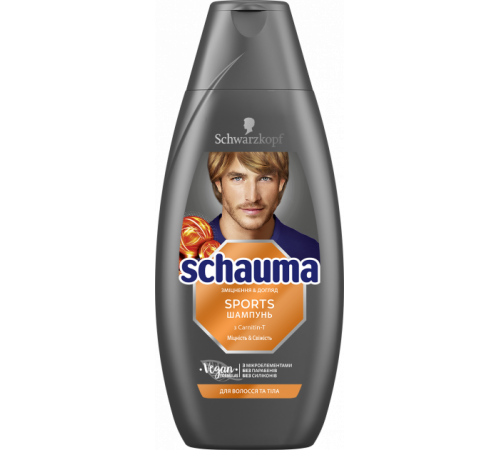 Шампунь для волос Schauma Sports мужской 400 мл