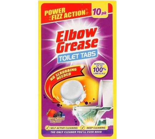 Таблетки для чищення унітазу Elbow Grease Ягідний вибух 10 шт х 30 г