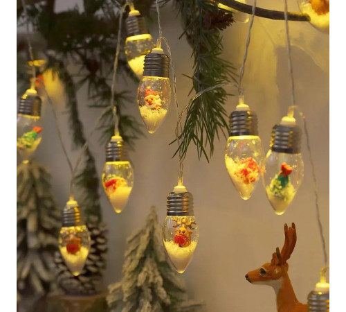 Гірлянда лампочка з фігурами RV 362 10 шт, 3 метри, USB