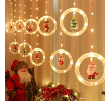 Гірлянда з фігурами на кільці RV-359 3 метри, 10 шт, з USB