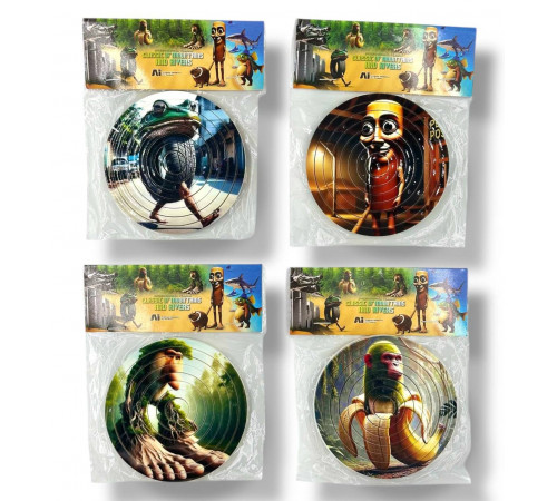 Круглий пазл Tralalero Tralala і Tung Sakhur