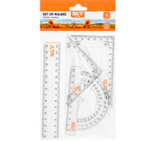 Набір геометричний Yes Orange Line 4 предмети 15 см