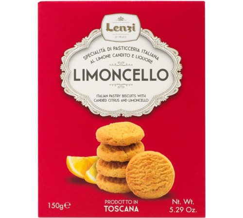 Печиво Lenzi Limoncello 150 г