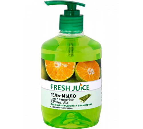 Мыло жидкое Fresh Juice Зеленый мандарин и пальмароза 460 мл