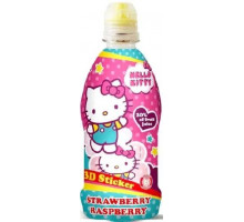 Сік Hello Kitty Strawberry-Raspberry 350 мл