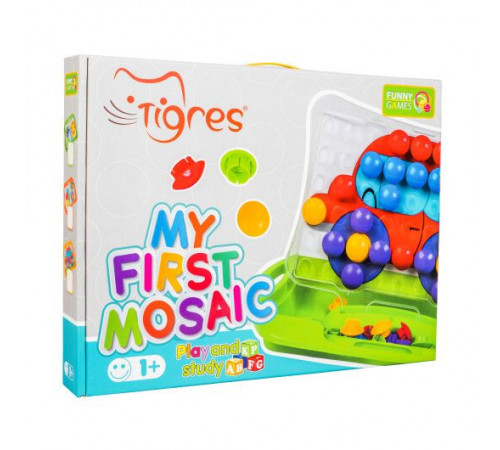 Розвиваюча іграшка Tigres 39370 Моя перша мозаїка 54 елементи