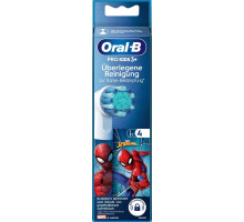 Сменная насадка для детской электрической зубной щетки Oral-B Spiderman 3+ 4 шт