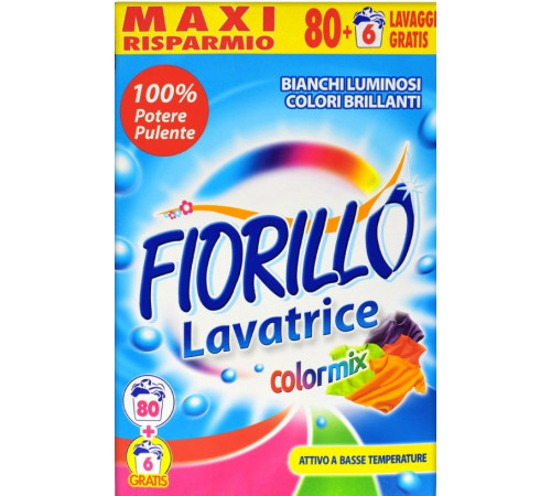 Стиральный порошок Fiorillo Colormix 6 кг 86 циклов стирки