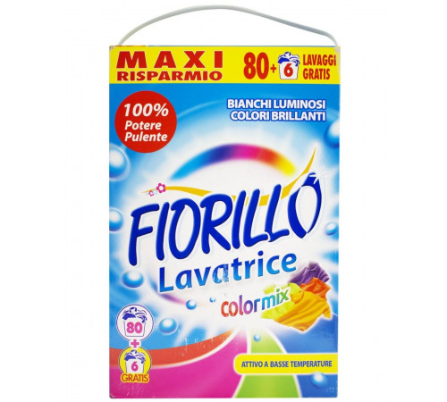 Стиральный порошок Fiorillo Colormix 6 кг 86 циклов стирки